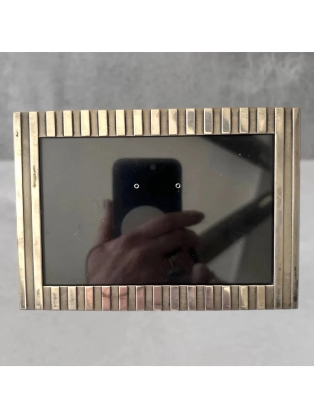 TIFFANY STERLING SILVER ~ PICTURE FRAME  ~ATLAS GROOVE~ 6